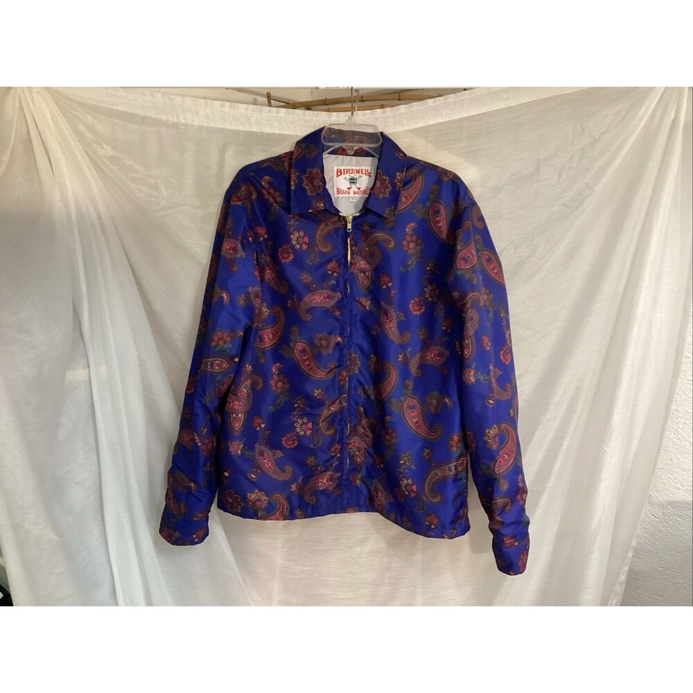 birdwell beach noah x britches jacket sz L competition paisley print